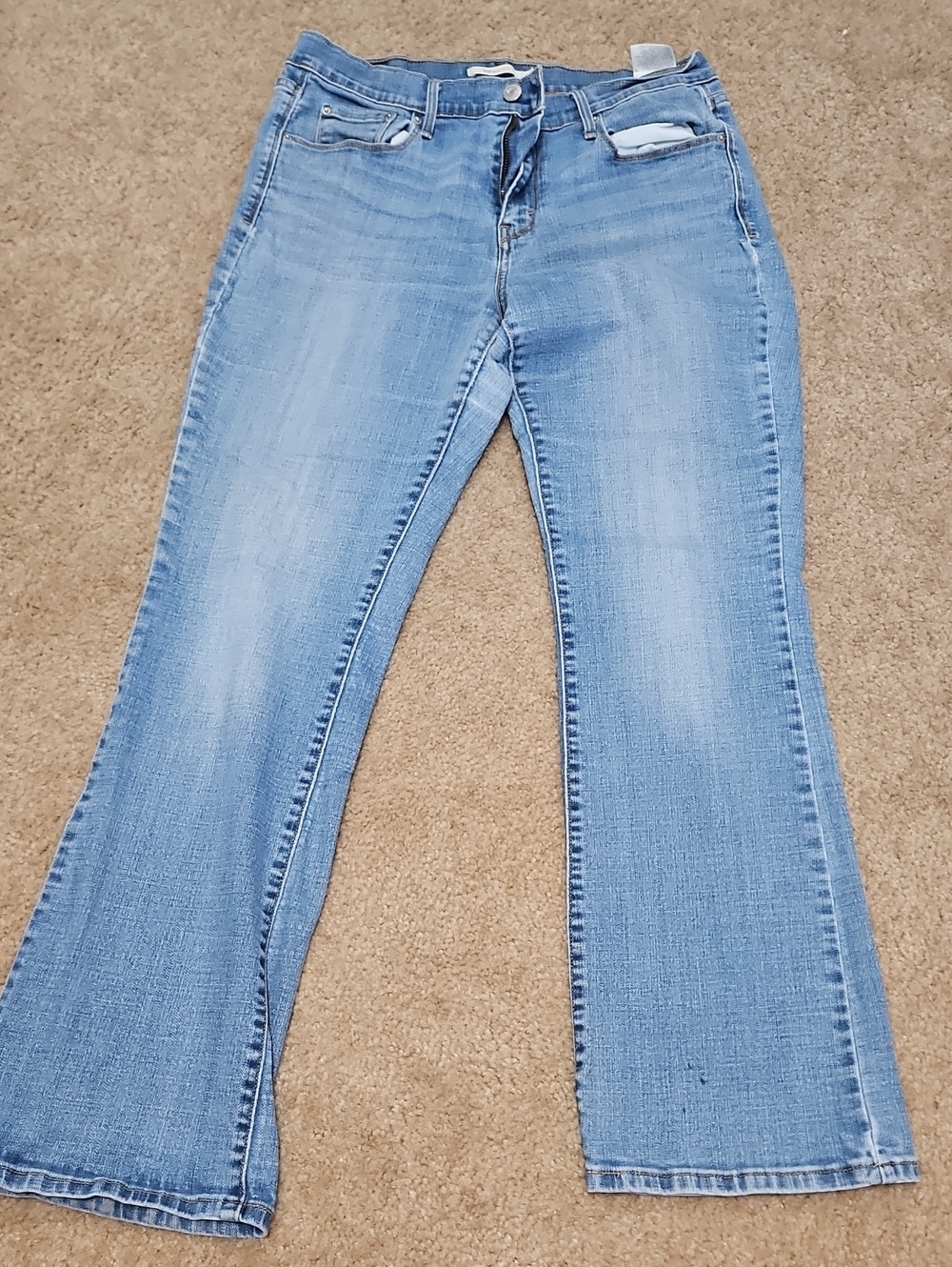 Light Blue Levi's Women's Bootcut Jeans 12R